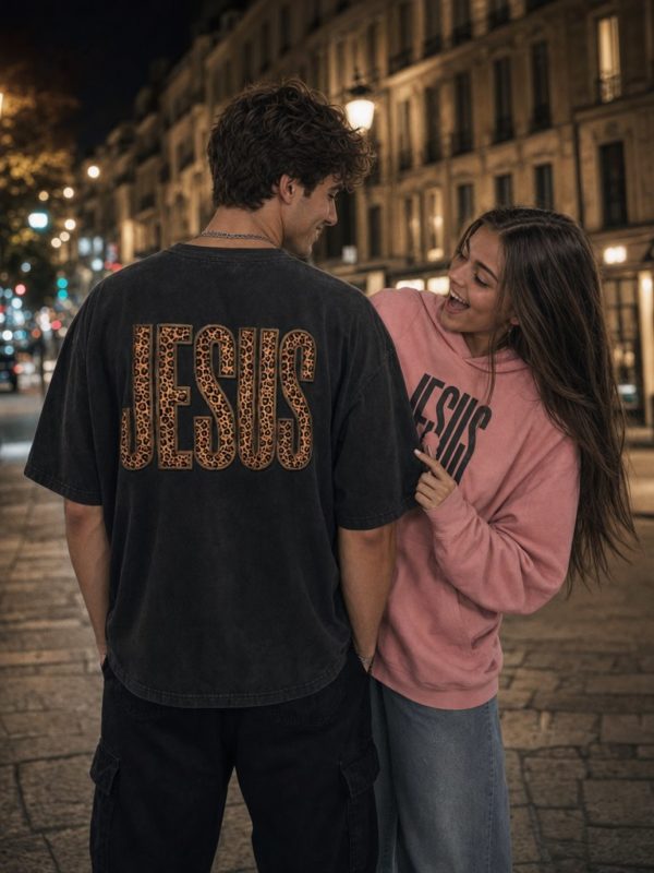 Футболка Jesus (леопард)