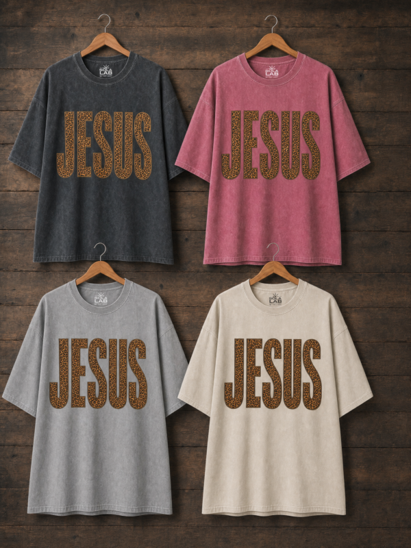 Футболка Jesus (леопард)