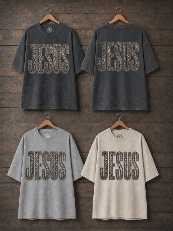 Футболка Jesus (леопард)